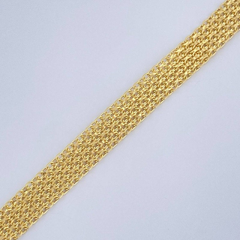 China Bracelet 3.2gr / 7 1/4 in / 14K Gold +1 Italy $