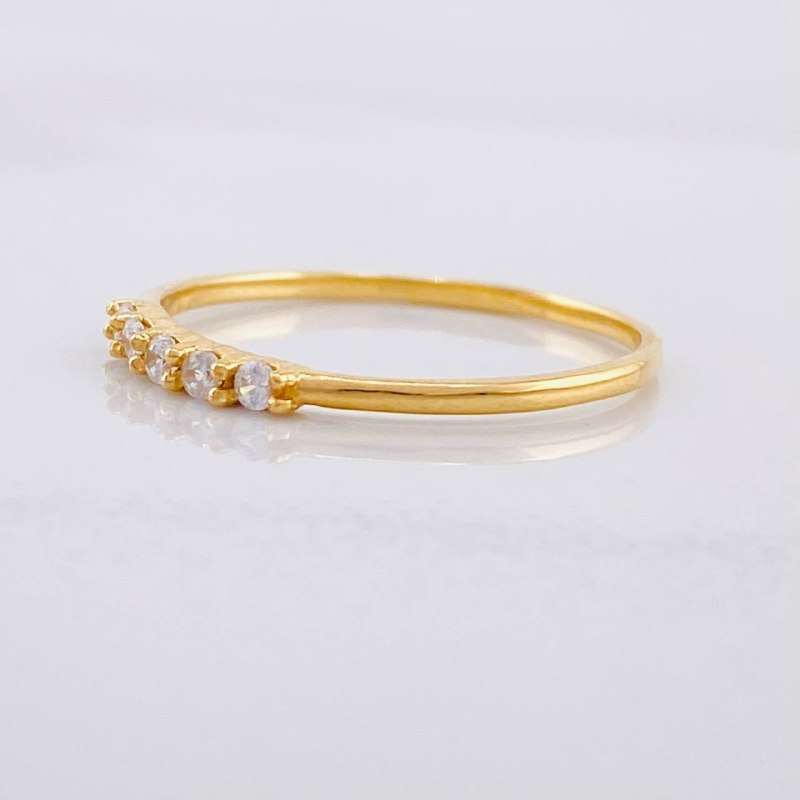 Churumbela Ring 1.2g / T8 Yellow Gold 18K