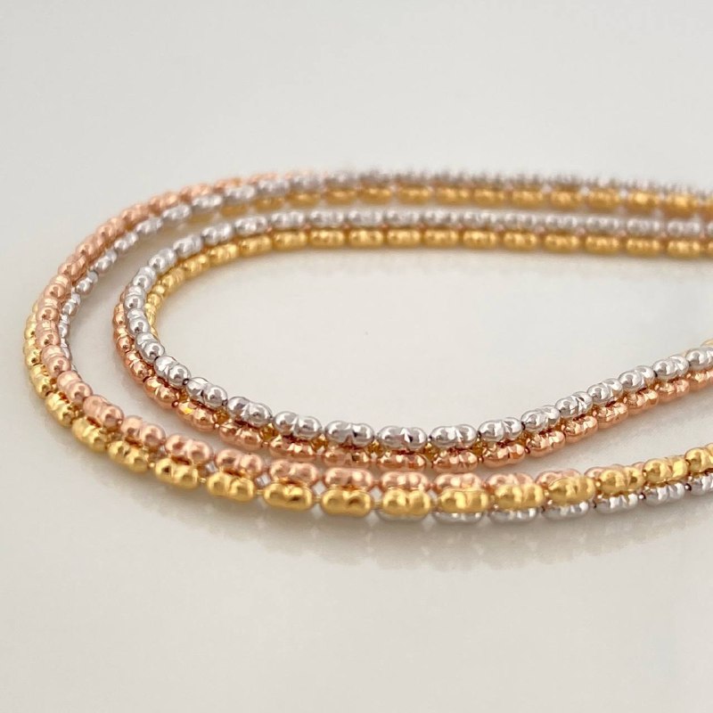 Cadena Ice 12 g / 19 3/4 in / 2.3 mm Tres Oros 18K