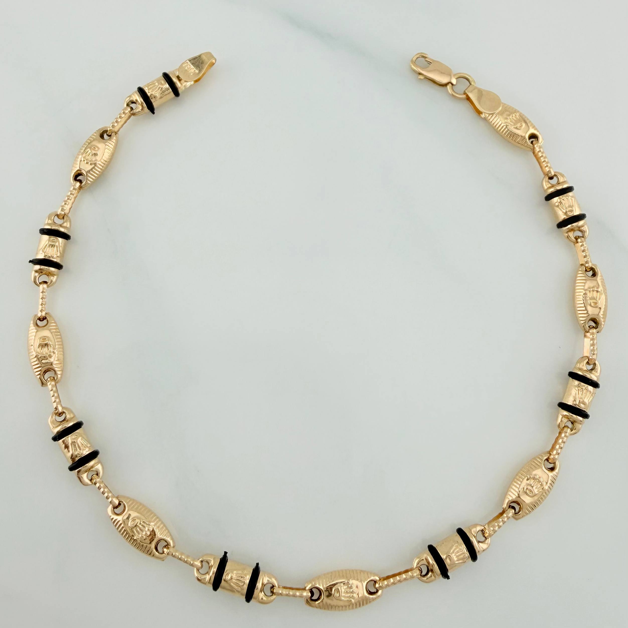 Pulso Rustico Corona 5.3 g / 8 1/2 in / 4.6 mm Oro Amarillo 18K