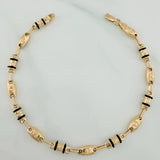 Pulso Rustico Corona 5.3 g / 8 1/2 in / 4.6 mm Oro Amarillo 18K