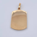 Pendant Plate 10gr / 4.8cm / 18K Gold $