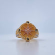 Anillo Estrella Cardinal 14.7gr / T12 / Tres Oros 18K &