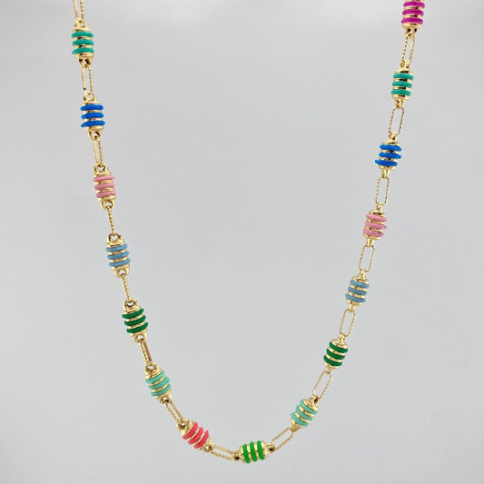 Cadena Rustica Barril 13.3 g / 25 in / 4.3 mm Oro Amarillo 18K