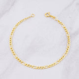 Figaro Bracelet 1.7g / 7 1/4 in / 2.9mm 18K Yellow Gold