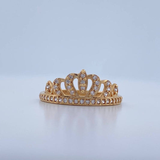 Anillo Tiara 1.6gr / T7 1/2 / Oro Amarillo 18K &