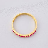 Channel Ring 1.25g / T5 1/4 Yellow Gold 18K