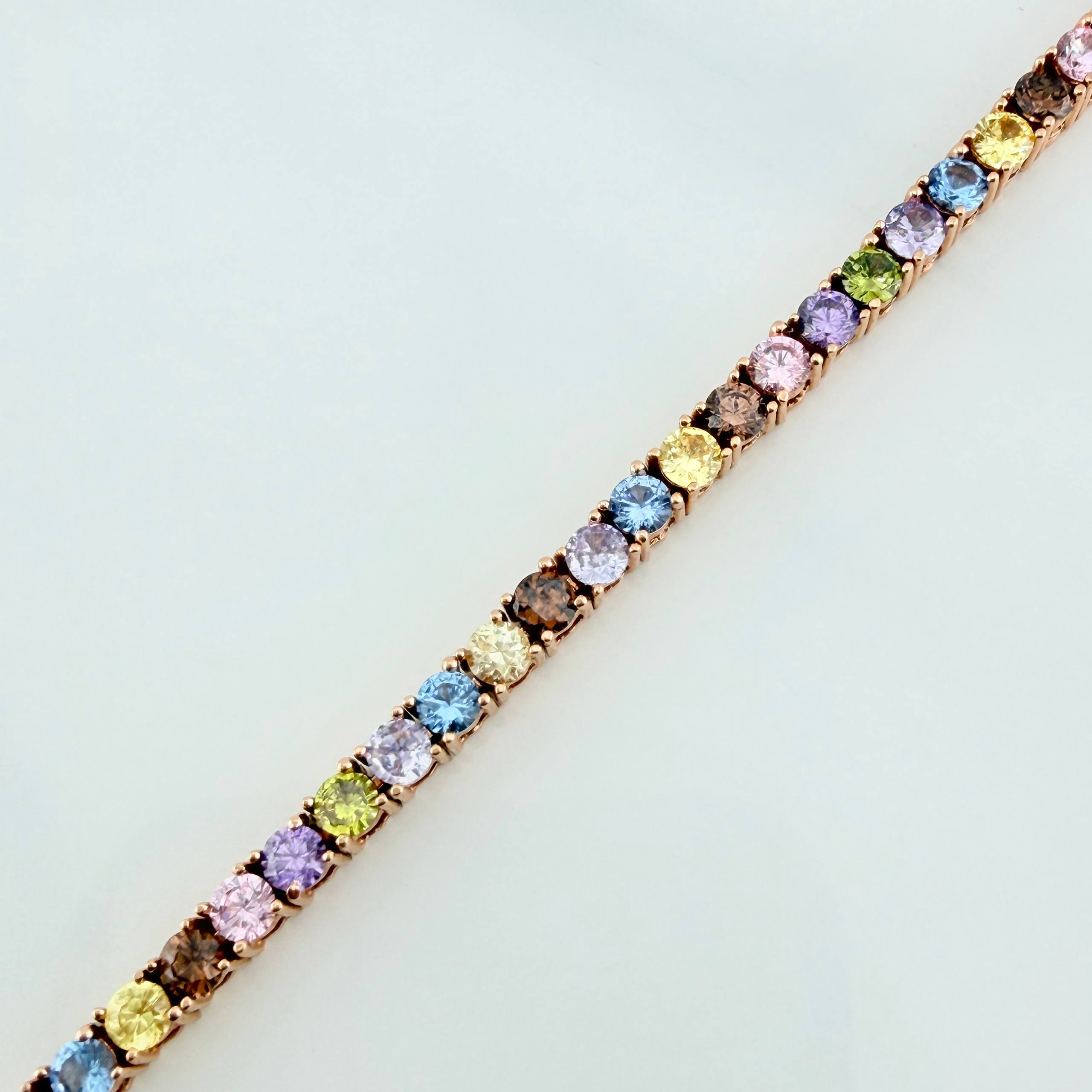 Tennis Bracelet 13.35 g / 7 in / 3.2 mm 18K Rose Gold