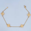 Bracelet Clover 3.5gr / 7.5in / 18K Gold &