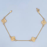 Bracelet Clover 3.5gr / 7.5in / 18K Gold &