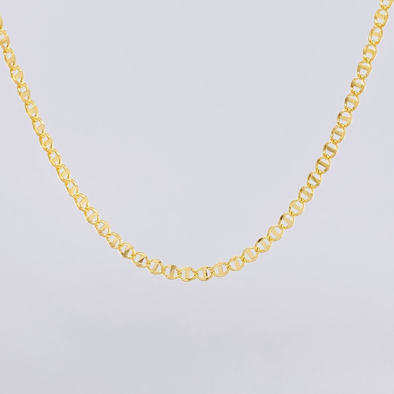Flat Mariner Chain 2.75g / 20 in / 2.75mm 18K Yellow Gold