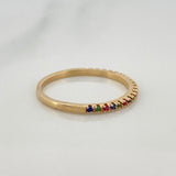 Anillo Churumbela 1.35gr /  T6 / Oro Amarillo 18K &