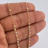 Miraculous Virgin Rosary 5.9gr / 50.3cm / Three 18K Golds &
