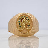 Anillo Herradura Caballo 3.95 g / T11 1/2 Oro Amarillo 18K