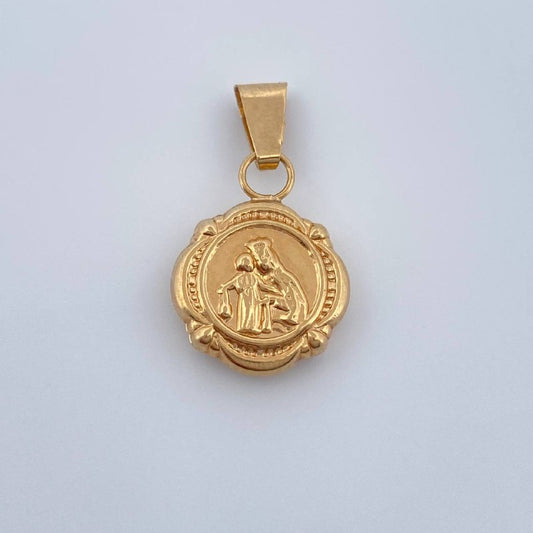 Dije Virgen Del Carmen 1.05gr / 1 in / Oro Amarillo 18K &