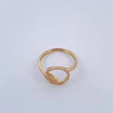 Olive Ring 1.5gr / Size 5 3/4 / 18K Gold &