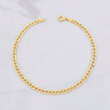 Cuban Links Bracelet 1.6g / 7 3/4 in / 3.2mm Yellow Gold 18K