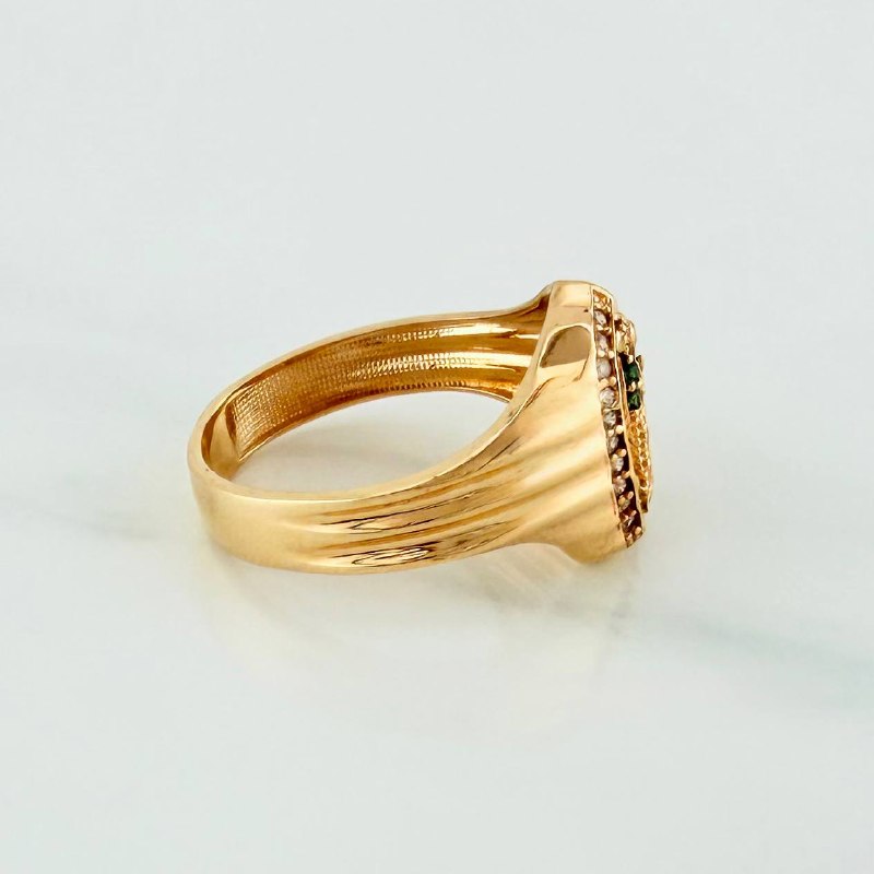 Anillo Virgen De Guadalupe 4.35 g / T7 1/2 Oro Amarillo 18K
