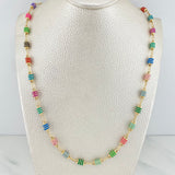Rustic Barrel Chain 13.3 g / 25 in / 4.3 mm 18K Yellow Gold