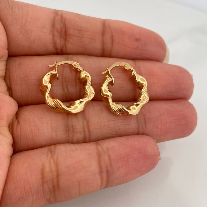 Candongas Valen 2gr / 3/4 in / Oro Amarillo 18K &