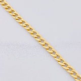 Cuban Links Bracelet 2.7g / 7 3/4 in / 4.25mm Yellow Gold 18K