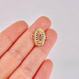 Herraje Virgen de Guadalupe 2.25g / 3/4 in Oro Amarillo 18K