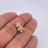 Pendant Articulated Bear 2.6gr / 2cm / 18K Gold &