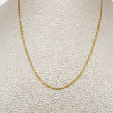 Cadena China 3.05gr / 17 3/4 in / 1.7mm Oro Amarillo +1 18K &