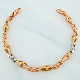 Pulso Rustico Dubai 16.65 g / 7 3/4 in / 5.8 mm Tres Oros 18K