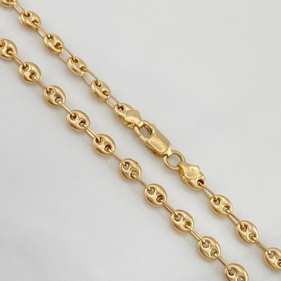 Tobillera Gc 3.5 g / 11 in / 3.3 mm Oro Amarillo 18K