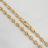 Tobillera Gc 3.5 g / 11 in / 3.3 mm Oro Amarillo 18K