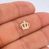 Herraje Corona 0.45gr / 1/2 in / Oro Amarillo 18K &