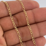 Cadena Figaro 2.8gr / 24 in / Oro Amarillo +1 14K Italy &