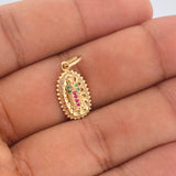 Dije Virgen De Guadalupe 1.5gr / 1 in / Oro Amarillo 18K &