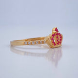 Anillo Tiara 1.5gr / T8 / Oro Amarillo 18K $