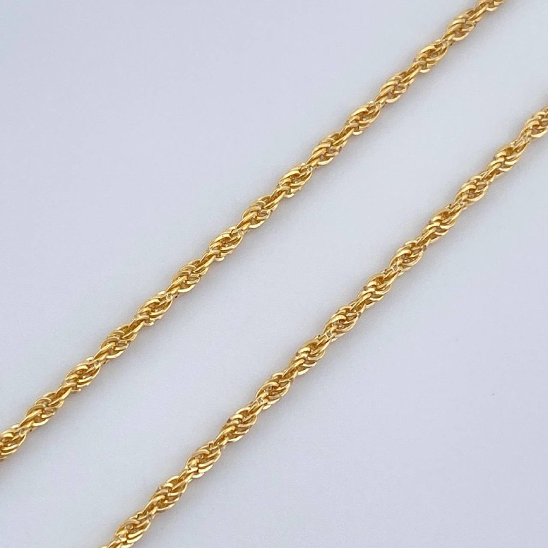 Set Cadena y Dije Lazo + Tres Gracias 1.5gr / Oro Amarillo 18K (Oferta) $