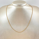 Cuban Links 1.25 g / 18 in / 1.55 mm 18K Yellow Gold