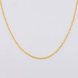 Cadena China 1.85g / 18 in / 0.6mm Oro Amarillo 18K