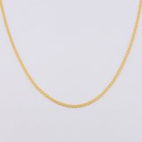 Cadena China 2.75g / 18 in / 2.2mm Oro Amarillo 18K