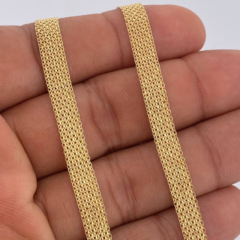 Cadena China 10.8gr / 24 in / Oro Amarillo +1 14K Italy &