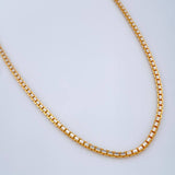 Cadena Veneciana 6.45gr / 23 3/4 in / Dos Oros Amarillo Blanco +3 18K %