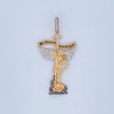 Pendant San Miguel 7.25gr / 2.5in / Three 18K Golds $