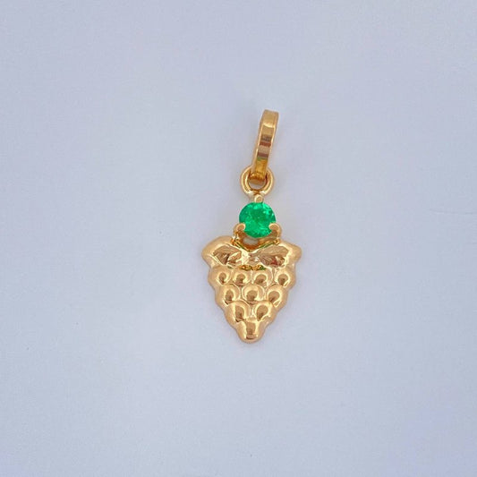 Pendant Grape Figure 0.4gr / 3/4 in / 18K Gold $