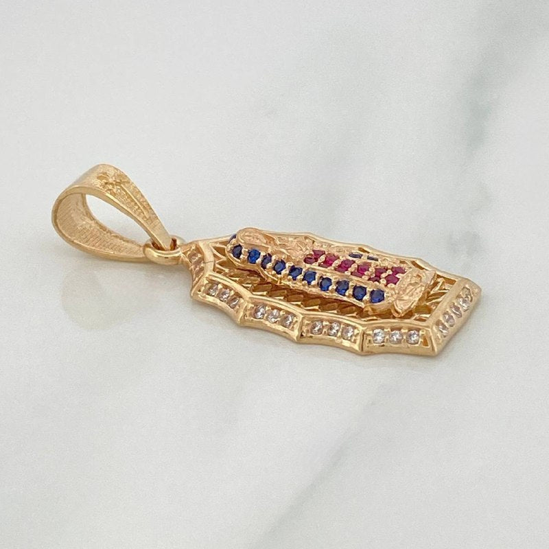 Dije Virgen Guadalupe 3.25 g / 1 1/4 in Oro Amarillo 18K