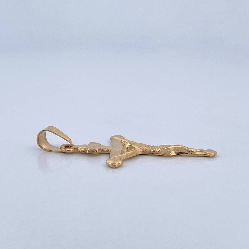 Dije Cruz Cristo  3.6gr / 4.2cm / Oro 18K &