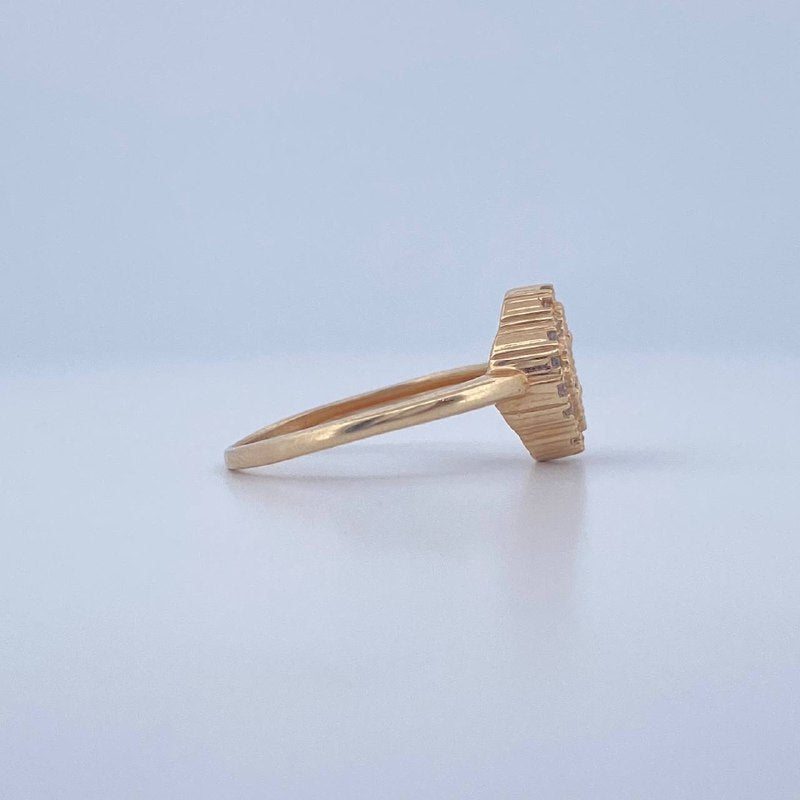 Anillo Trebol 2.65gr / T6 1/4 / Oro Amarillo 18K &