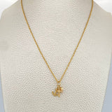 Set Cadena y Dije Lazo + Tres Gracias 1.5gr / Oro Amarillo 18K (Oferta) $