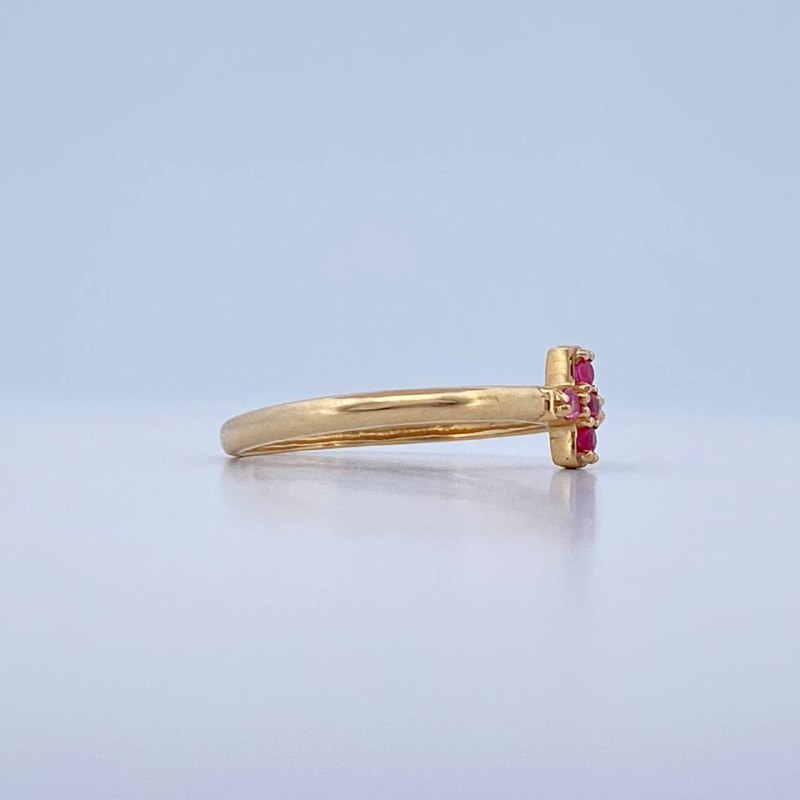 Cross Ring 1.45gr / Size 5 3/4 / 18K Gold