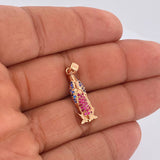 Pendant Virgin Guadalupe 2.15gr / 1.1in / 18K Gold $
