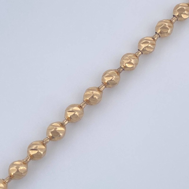 Military Anklet 7.8gr / 10.3in / 18K Gold $